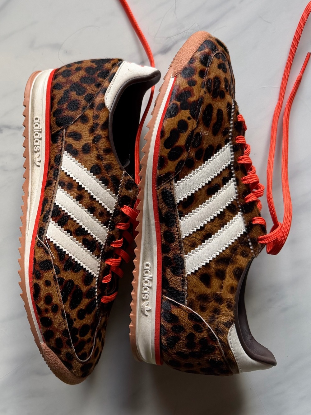adidas SL 72 Leopard Print Sneakers - Picture 4 of 7